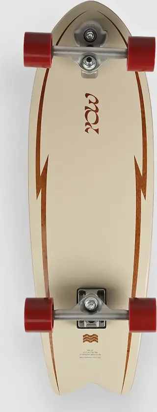 Pipe 32" Power Surfing Series Surfskate hvit