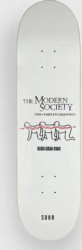 Josef - Society 8.375" Skateboard Deck hvit