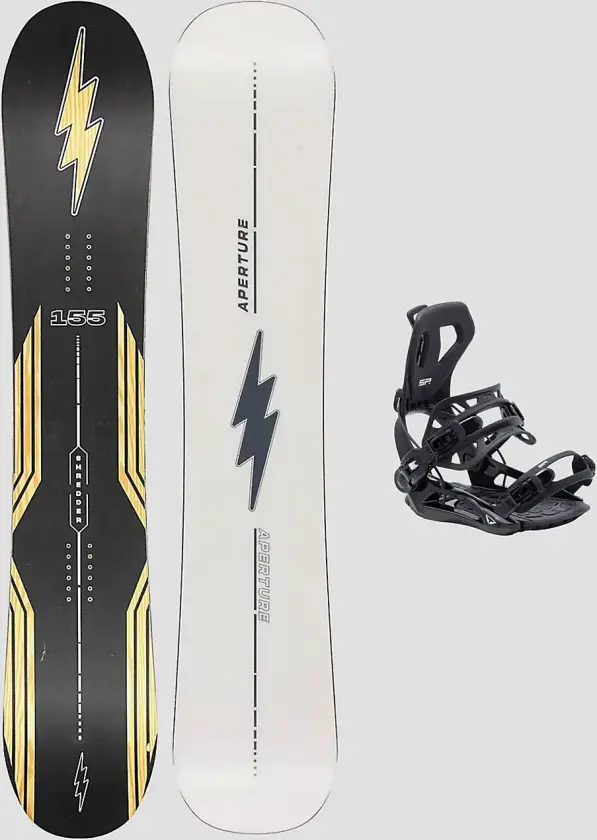 Shredder + SP FT360 M 2025 Snowboardpakke mønster