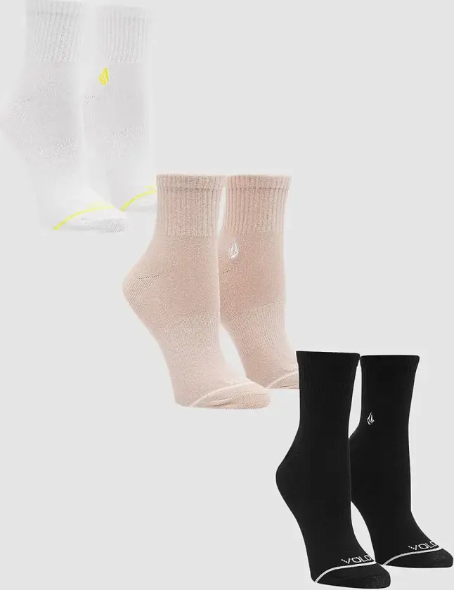 The New Crew 3PK Sokker mønster