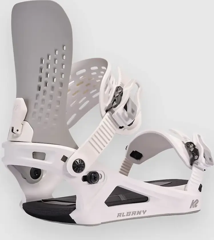 Albany 2025 Snowboardbinding hvit