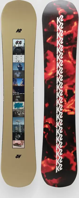 World Peace 2025 Snowboard mønster