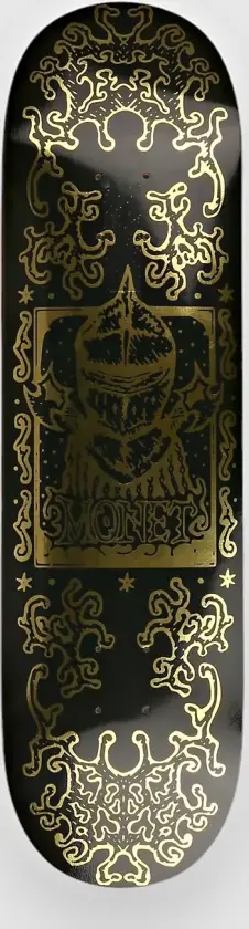 Throne Watcher 8.5" Skateboard Deck svart