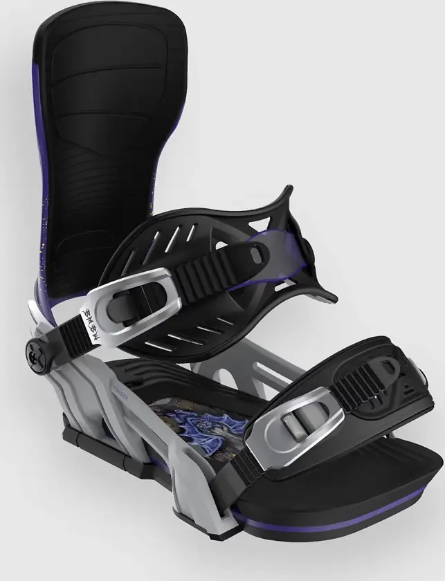 Transfer 2025 Snowboardbinding grå