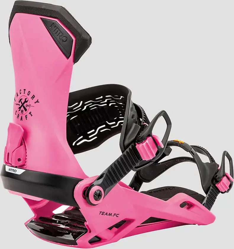 Team 2025 Snowboardbinding rosa