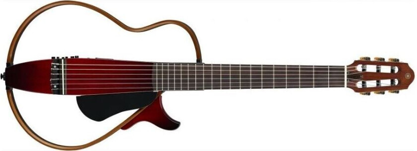Slg200n Nylon Silent Guitar Crimson Red Burst Finish