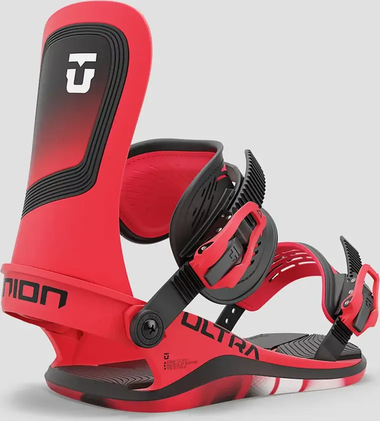 UNION Ultra Men 2025 Snowboardbinding rød