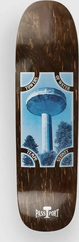 Towers Of Water Softie Shape 8.625" Skateboard Deck svart