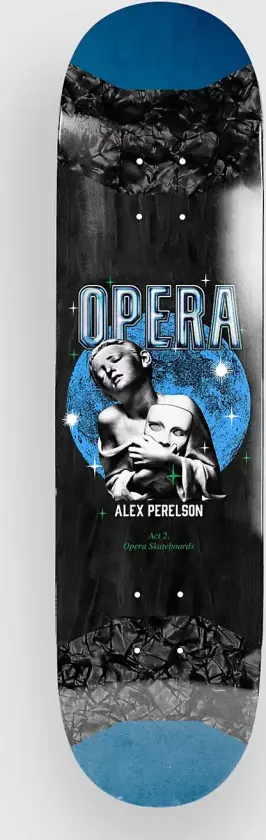 Alex Perelson - Grasp - Pop Slick 8.38" Skateboard Deck blå