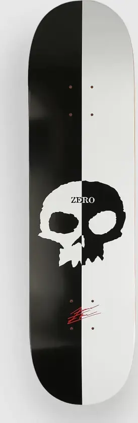 Edwards - Split Single Skull 8.25" Skateboard Deck svart