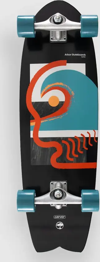 Cx Fat Fish 32" Surfskate svart
