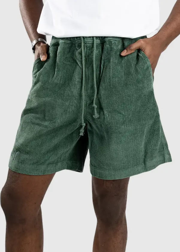 Cord Easy Shorts grønn