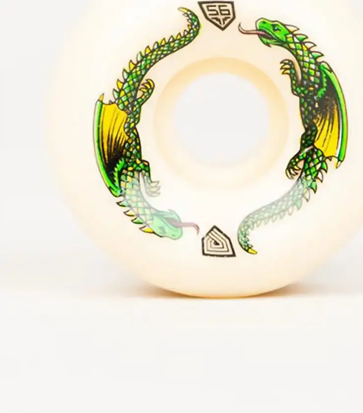 Dragons 93A V6 Wide Cut 55Mm Hjul hvit
