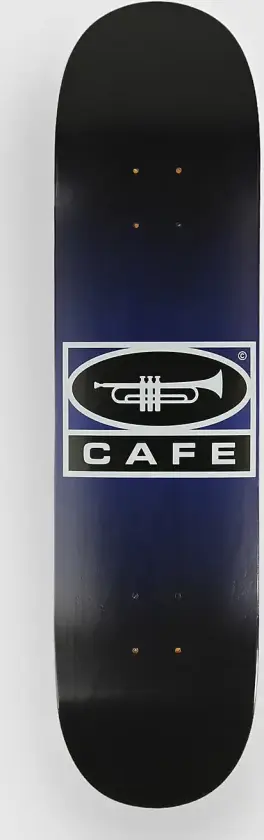 Trumpet Logo 8" Skateboard Deck blå