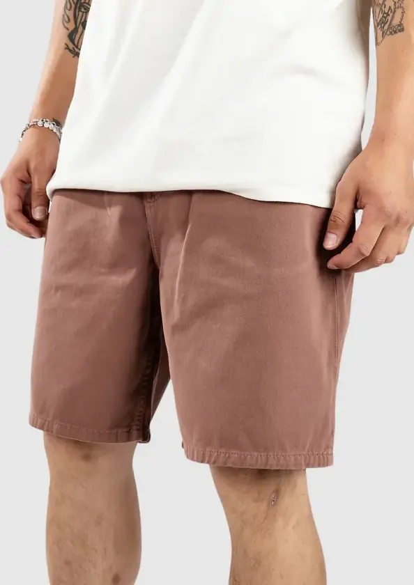 Akjanic Garment Dyed Shorts rød