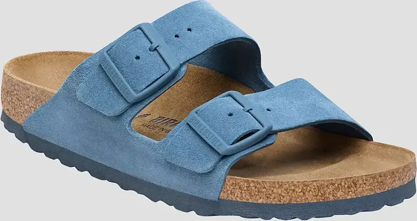 Arizona Suede Leather Sandaler blå