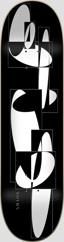 Orca 8.0"X31.85" Skateboard Deck mønster