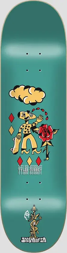 Surrey Smug 8.25"X32" Skateboard Deck mønster