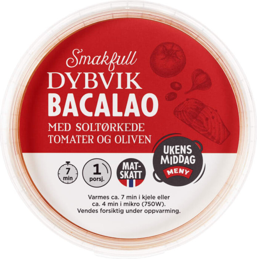 Bacalao m/Oliven Fersk 450g