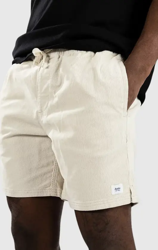 Cord Local Shorts grå