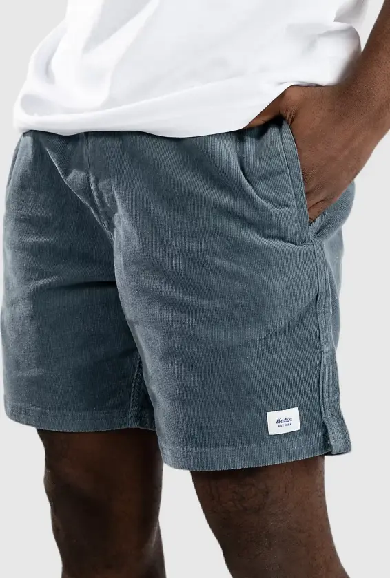 Cord Local Shorts blå