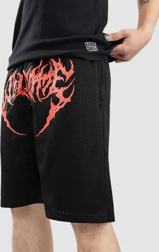 Fang Mesh Shorts svart