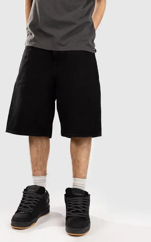 Billow Denim Shorts svart