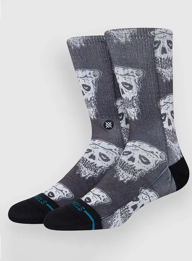 Pizza Face Sokker svart