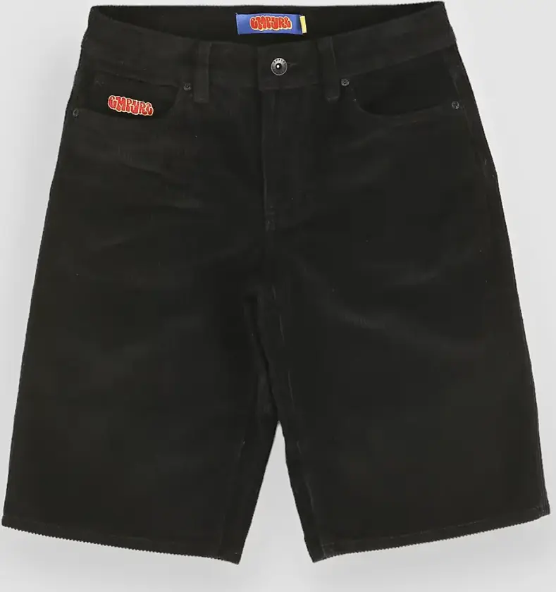 Loose Fit Sk8 Cord Shorts svart