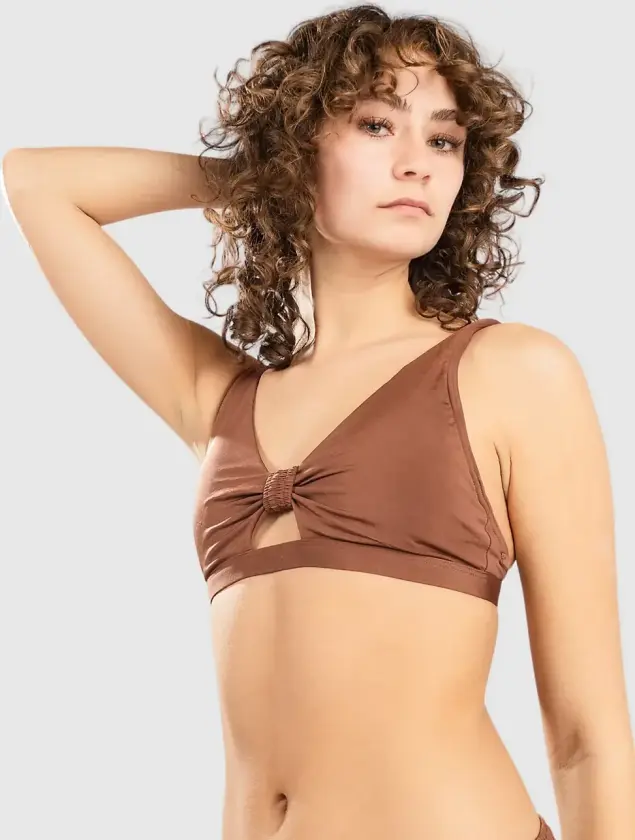 Silky Island Elongated Bra Bikinitopp brun