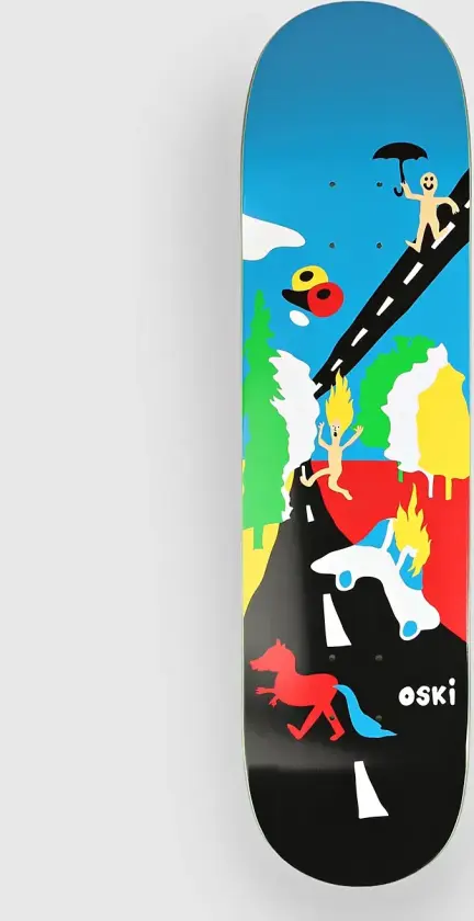 Oskar Rozenberg Beautiful Day 8" Skateboard Deck blå