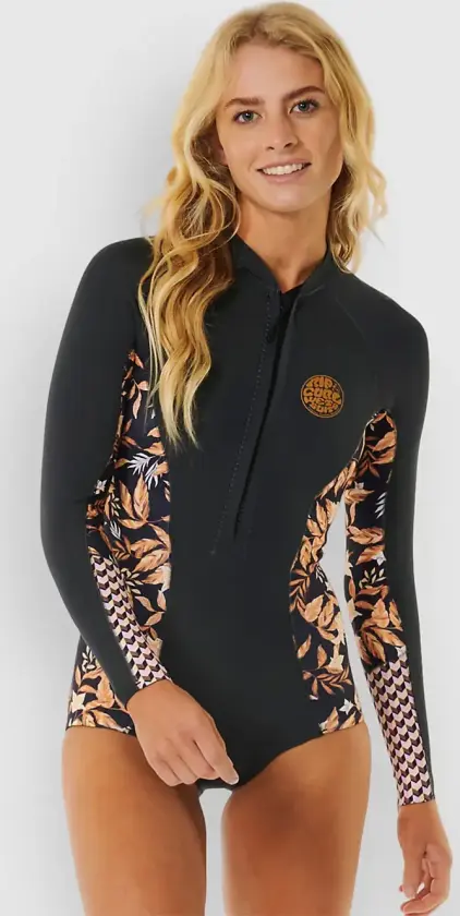 G Bomb L/SL Spring Hi Cut Våtdrakt svart