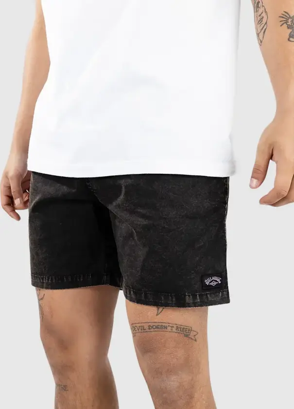 Mario Stretch Elastic Shorts svart