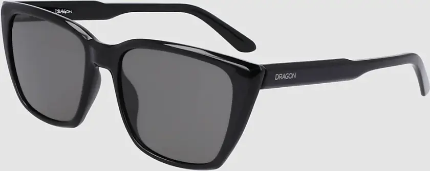 Luna Ll Shiny Black Solbriller svart