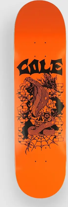 Cole End Of Time 8.25" Skateboard Deck oransj