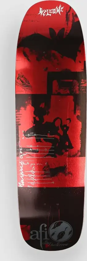 Sing The Sorrow On Golem 9.25" Skateboard Deck rød