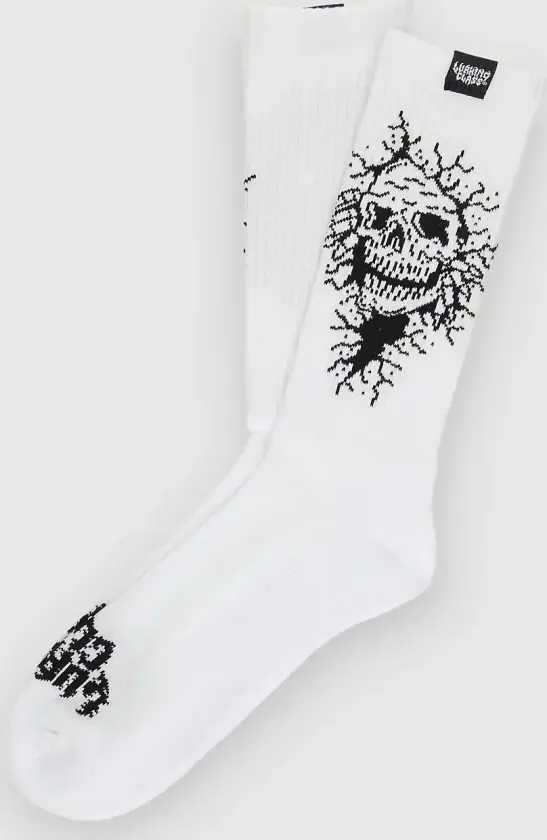 Peeking Crew Sokker hvit