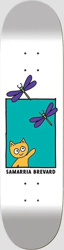 Welcome Home 7.75" Skateboard Deck hvit