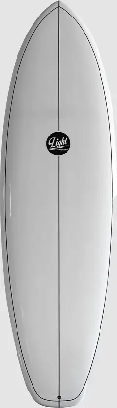 Hybrid Plus White - Epoxy - Future 5'10 Surfebrett mønster