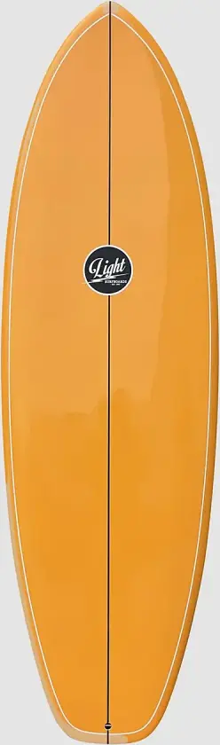 Hybrid Plus Orange - Epoxy - Future 6'2 Surfebrett mønster
