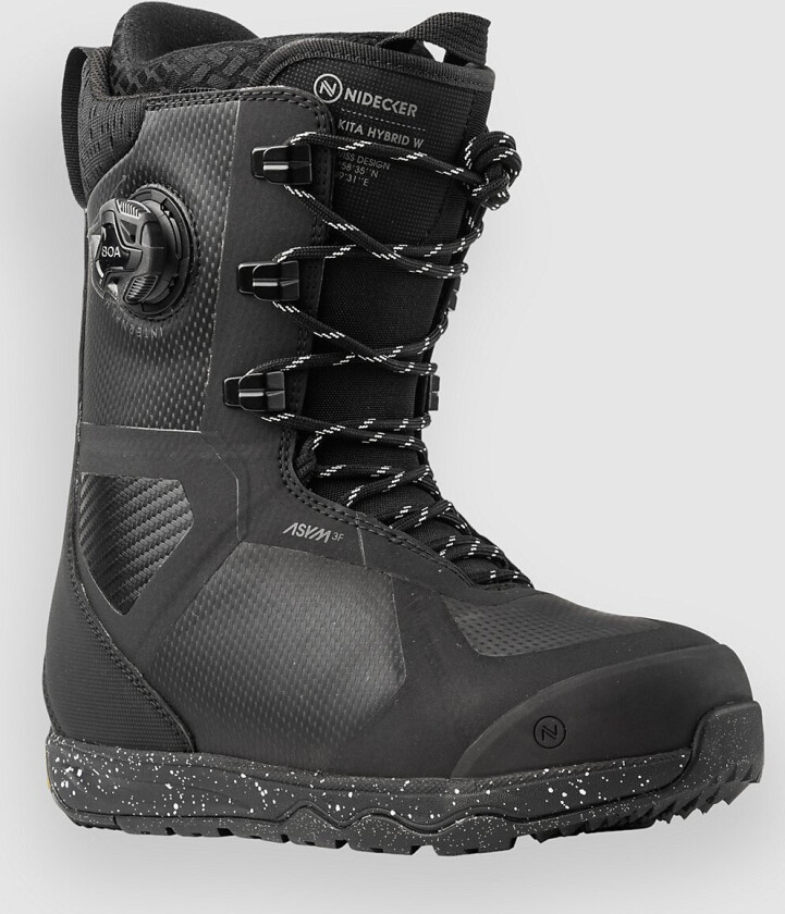 Kita Hybrid W 2024 Snowboard Boots svart