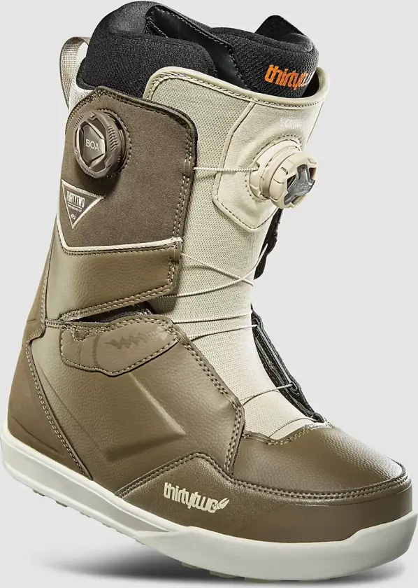 ThirtyTwo Lashed Double Boa Crab Grab 2024 Snowboard Boots brun