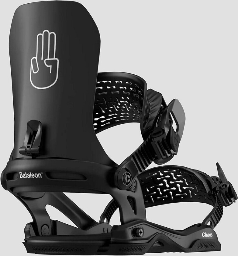 Chaos Asymwrap 2025 Snowboardbinding svart