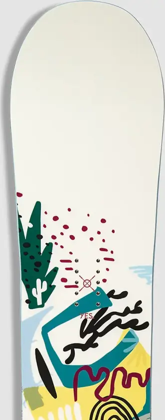 Hello Snowboard hvit