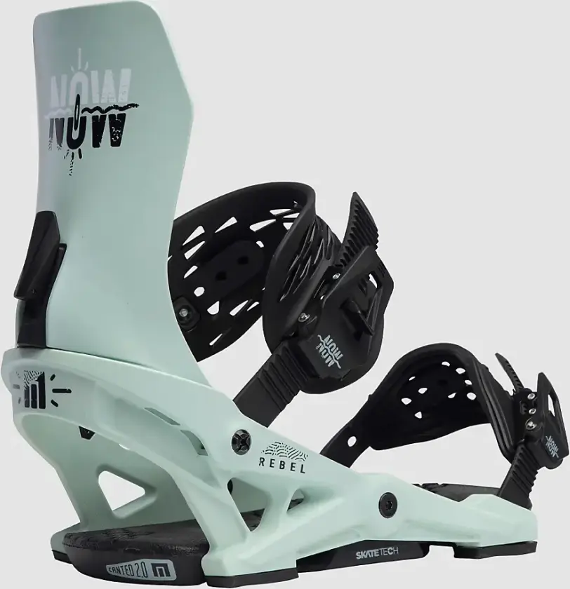 Rebel Snowboardbinding grønn