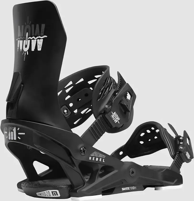 Rebel Snowboardbinding svart