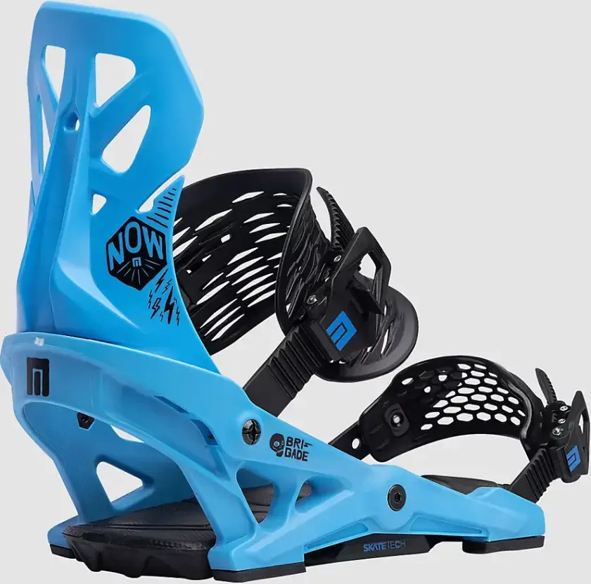 Brigade Snowboardbinding blå