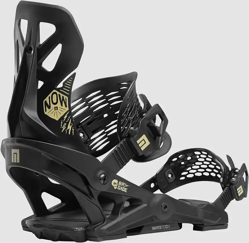Brigade Snowboardbinding svart