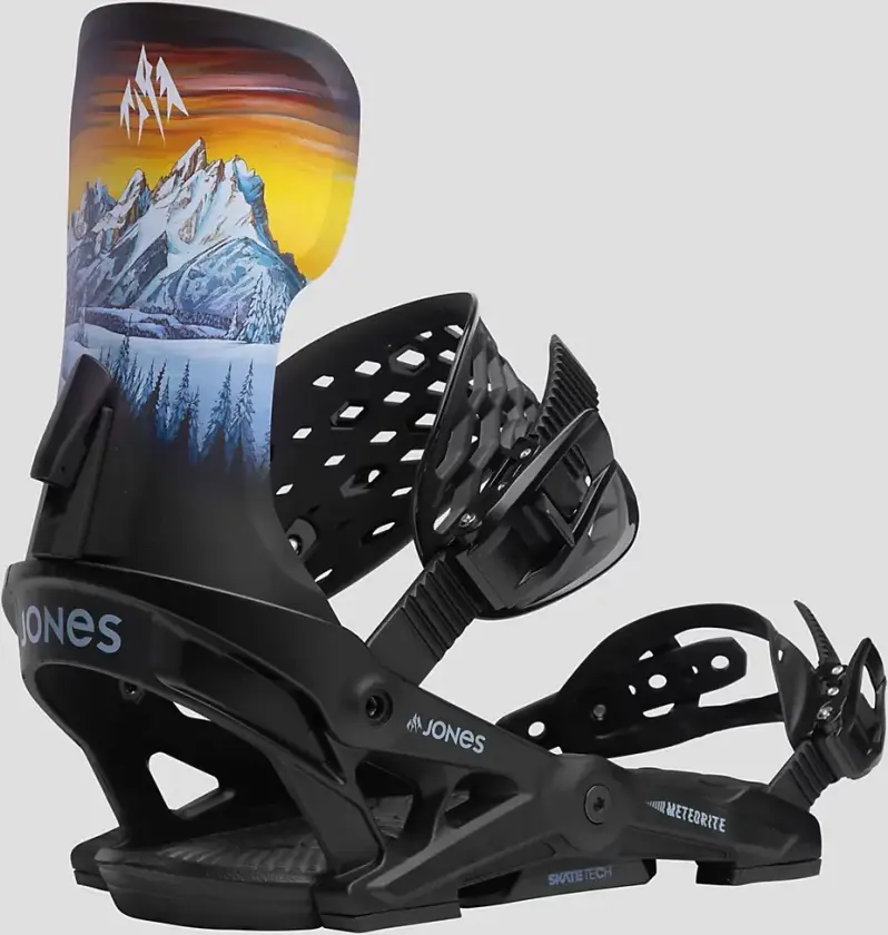 Meteorite Snowboardbinding svart