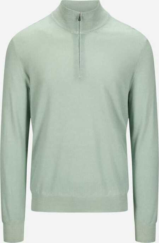 Half Zip Vintage Merino - Light Green Grønn 58